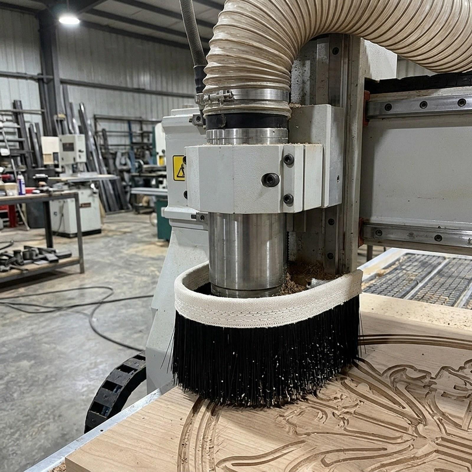 Dust Shoe Cnc - Cepillo para aspiradora CNC, fácil de