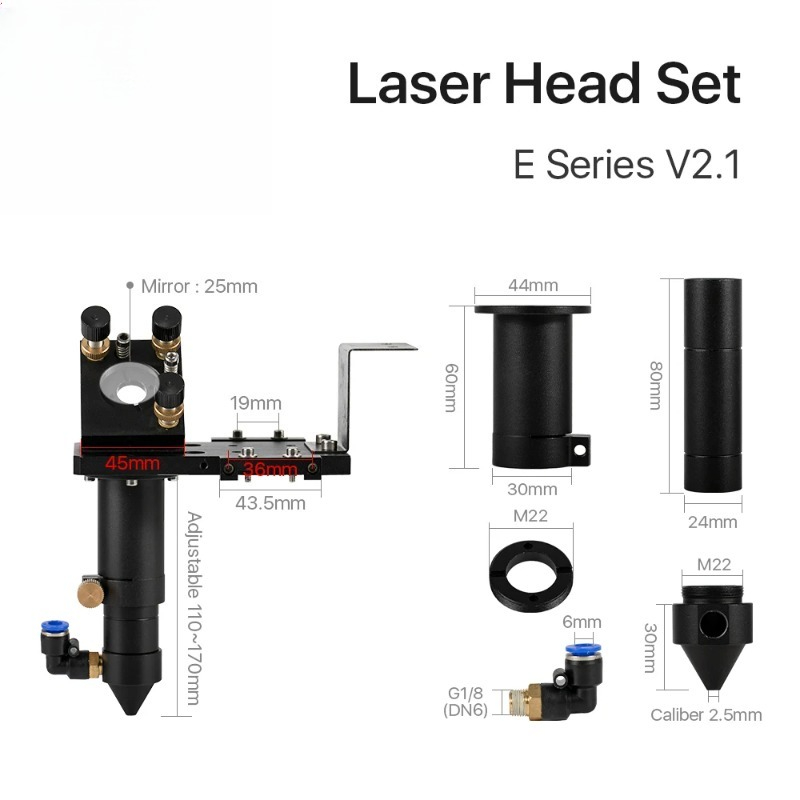Co2 Laser Mirror - Cabezal de CO2 Cloudray Serie E