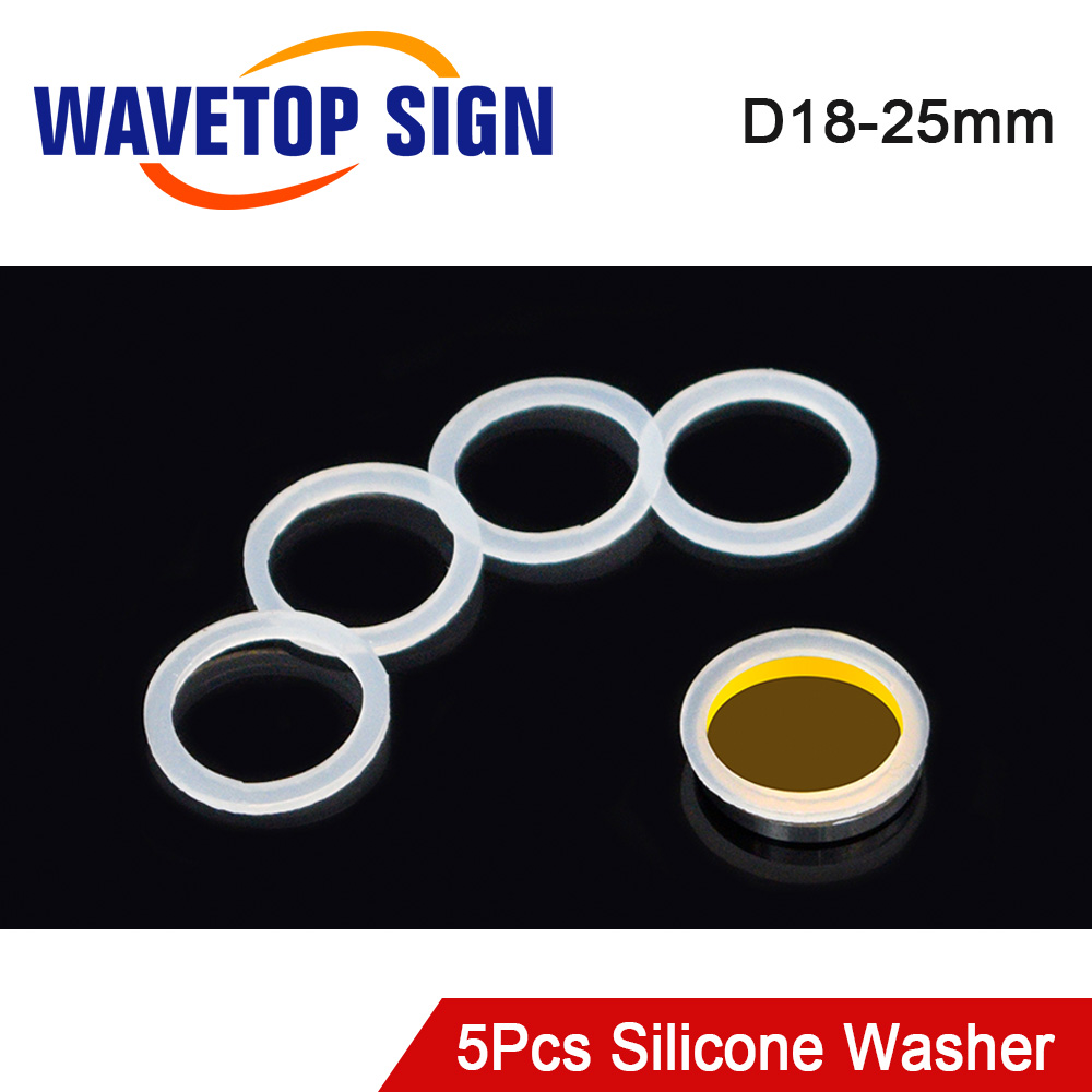 Co2 Laser Mirror - WaveTopSign 5 unids/lote arandela de silicona