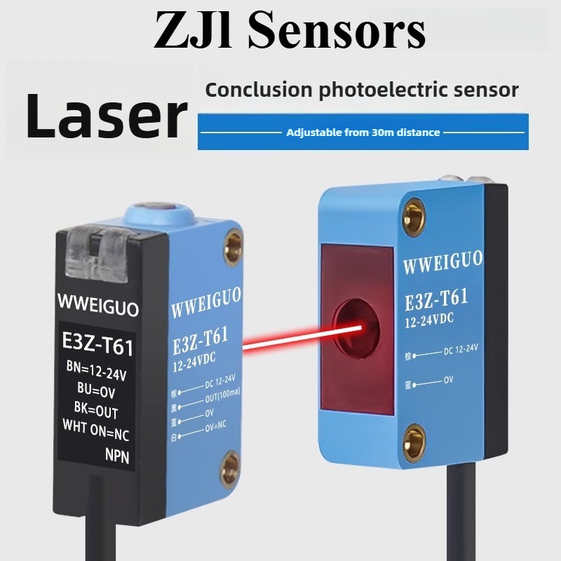 Industrial Laser Distance Sensor - Sensor de Haz Láser Infrarrojo de