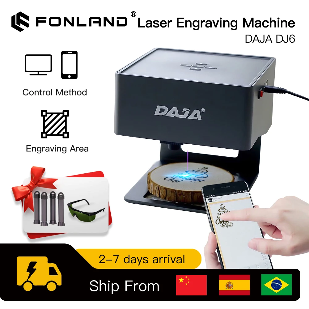 Industrial Laser Cutting Machines - Grabador láser DAJA CNC DIY DJ6
