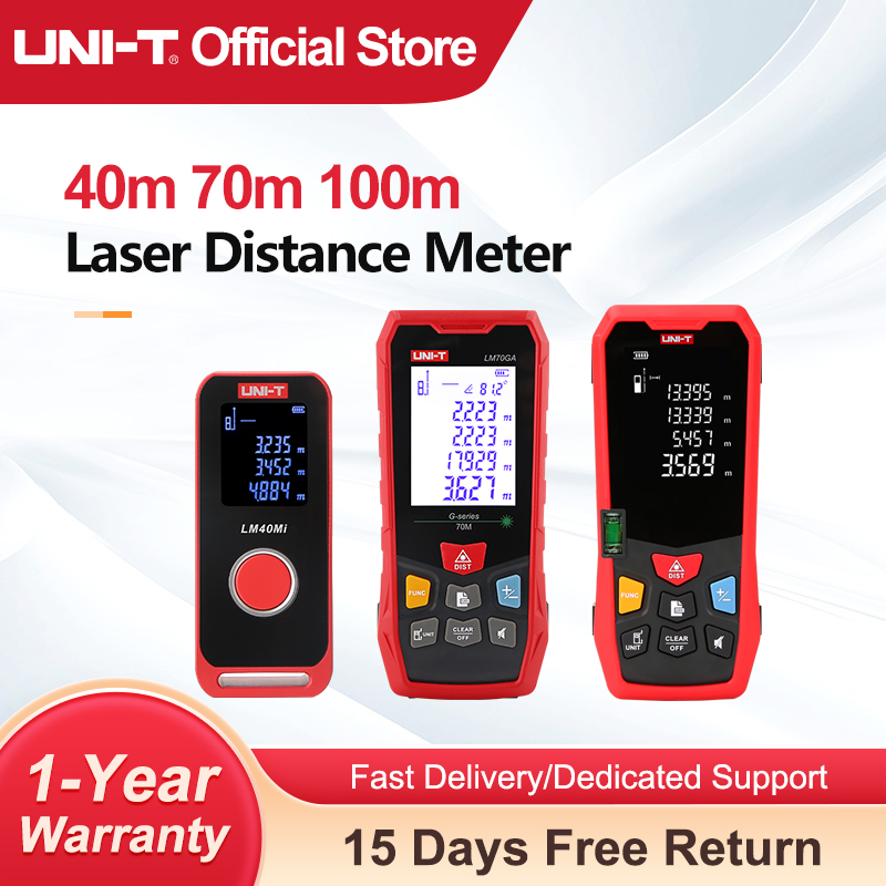 Industrial Laser Distance Sensor - Medidor de Distancia Láser UNI-T 40m