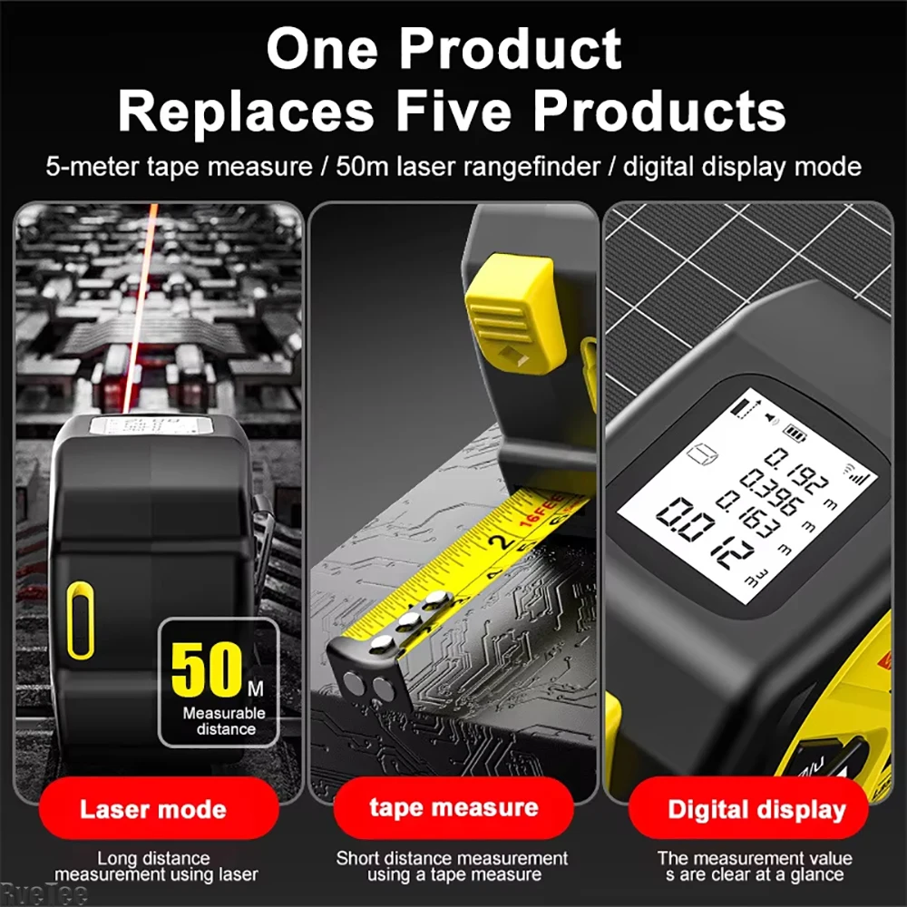 Cinta métrica láser con carga  - Industrial Laser Distance Sensor reseña y precio