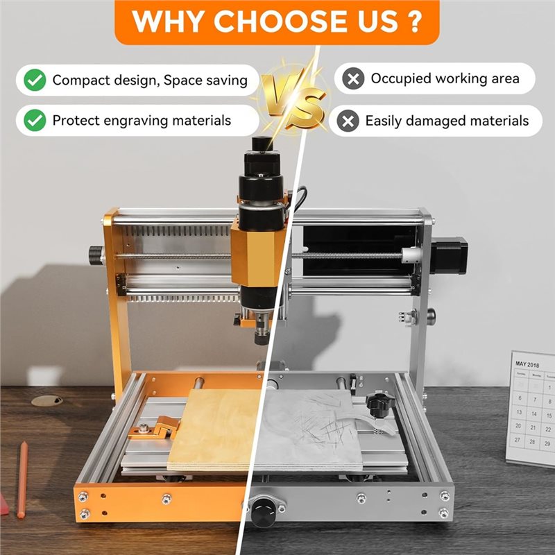 Abrazaderas para máquina CNC 3 - Dust Shoe Cnc reseña y precio