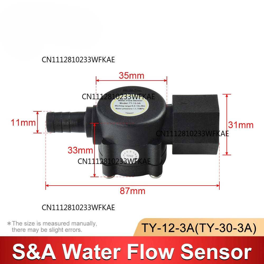 Sensor de Flujo de Agua para E - Laser Industrial Chiller reseña y precio