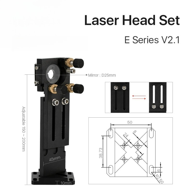 Cabezal de CO2 Cloudray Serie  - Co2 Laser Mirror reseña y precio