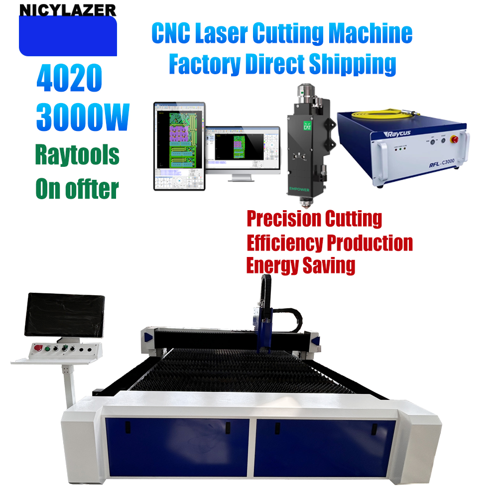 NICYLAZER CNC 3000W 4020 Máqui - Industrial Laser Metal Cutter reseña y precio