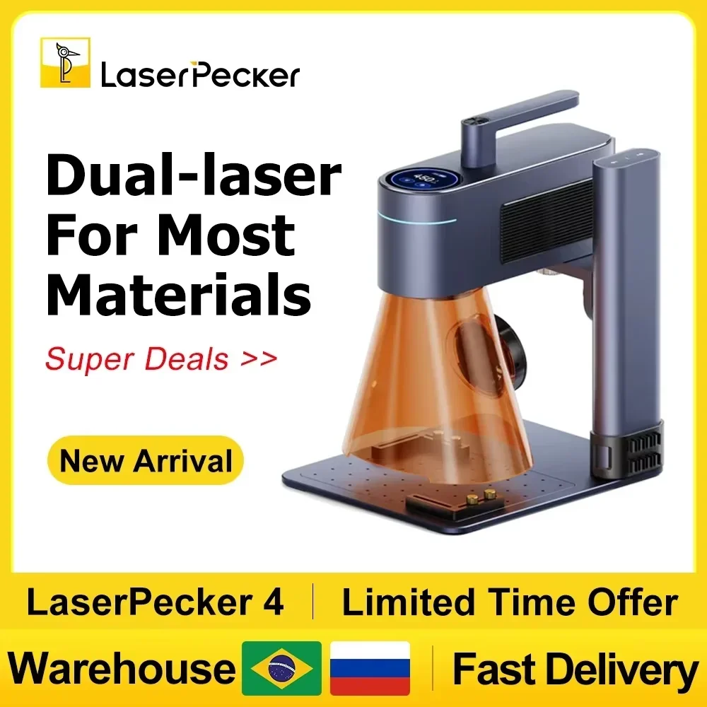 LASERPECKER 4 LP4 Máquina de g - Fiber Laser Cutting Machine reseña y precio