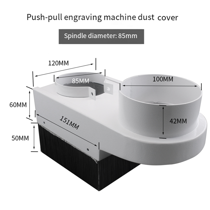 Enrutador CNC, recolector de p - Dust Shoe Cnc reseña y precio