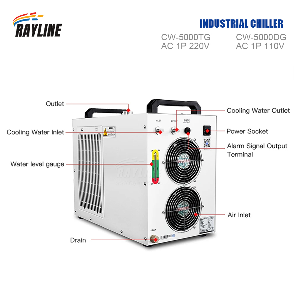 Enfriador de agua industrial S - Laser Industrial Chiller reseña y precio