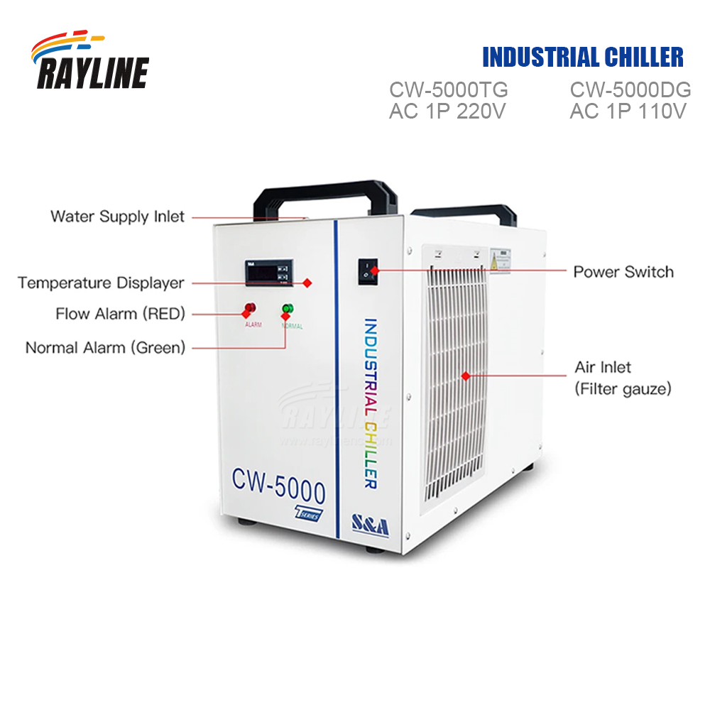 Enfriador de agua industrial S - Laser Industrial Chiller reseña y precio