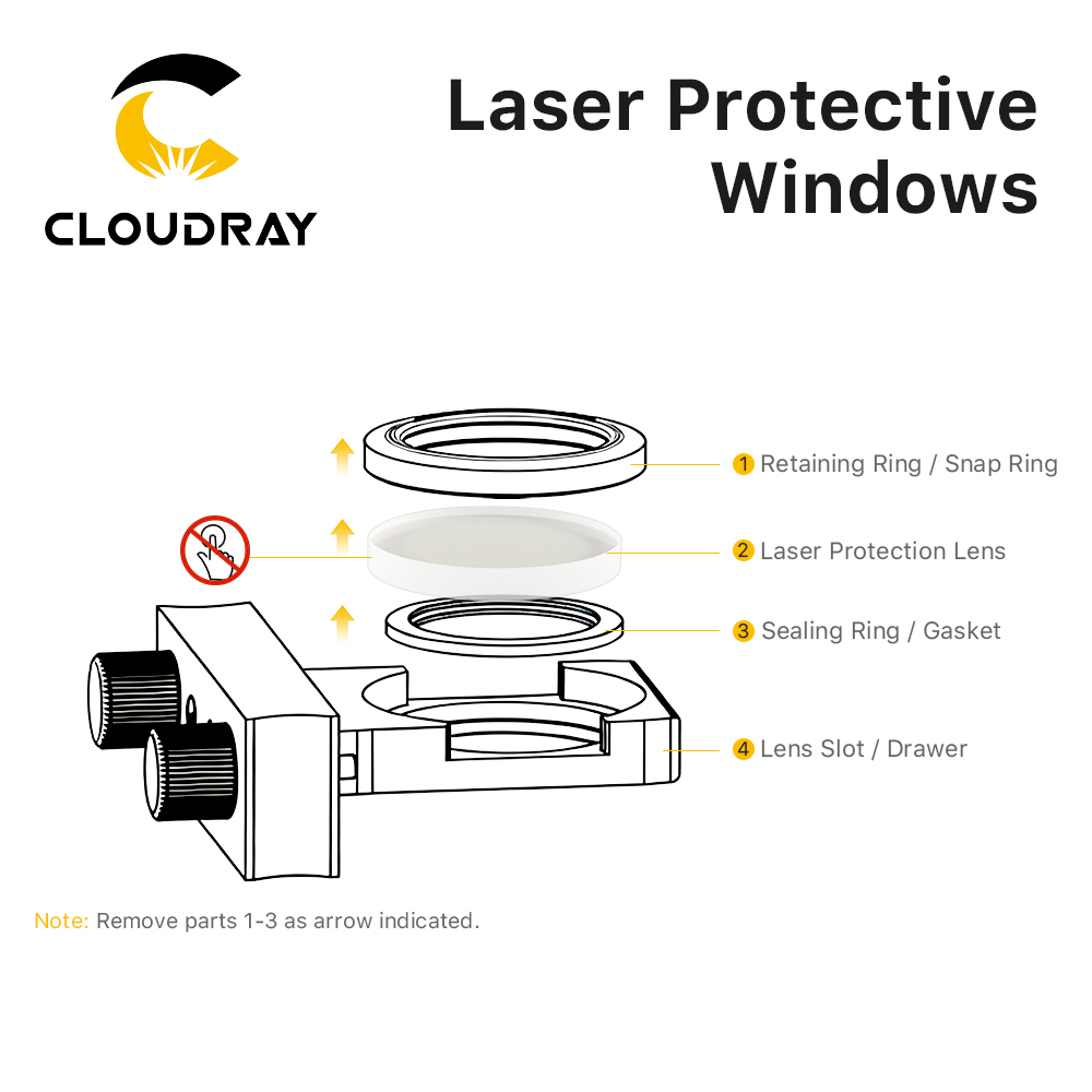 Cloudray - Juego de 10 Lentes  - Co2 Laser Mirror reseña y precio