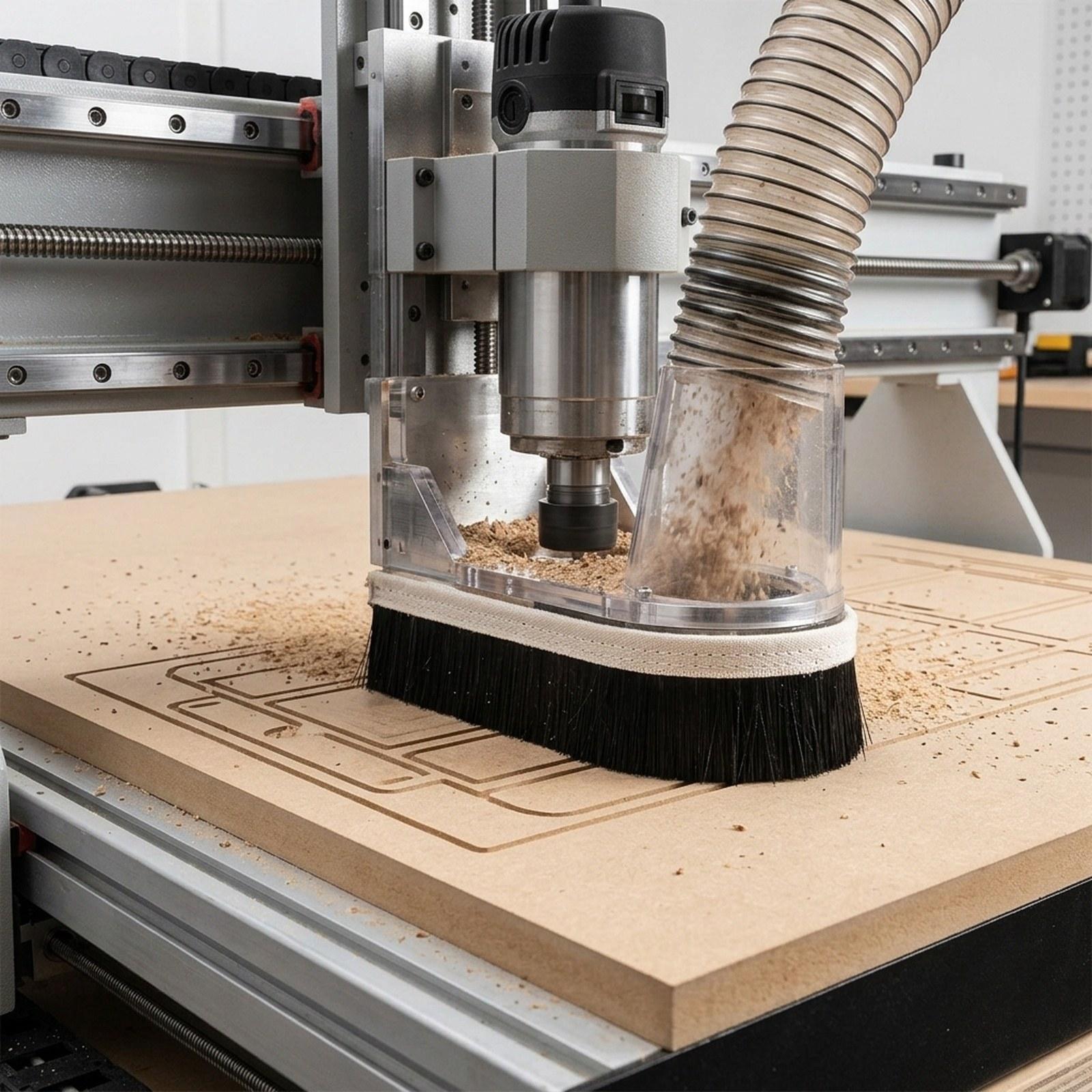 Cepillo de vacío CNC de repues - Dust Shoe Cnc reseña y precio