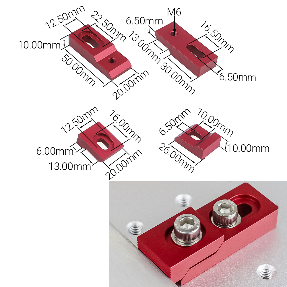 90 °   Plantilla de abrazadera - Dust Shoe Cnc reseña y precio
