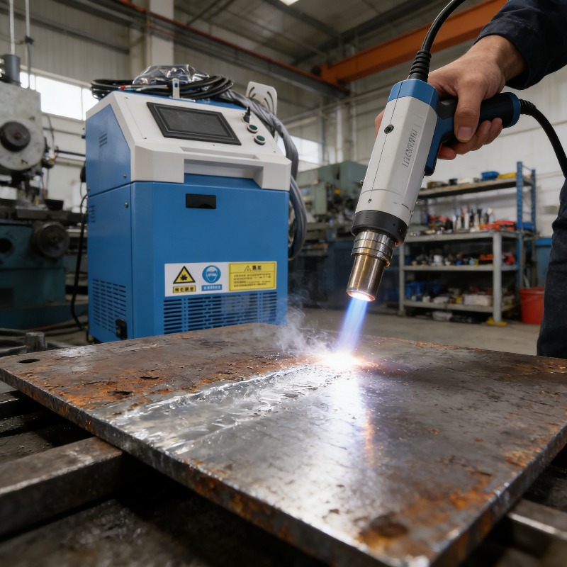Máquina Láser de Fibra Portáti - Industrial Laser Metal Cutter reseña y precio